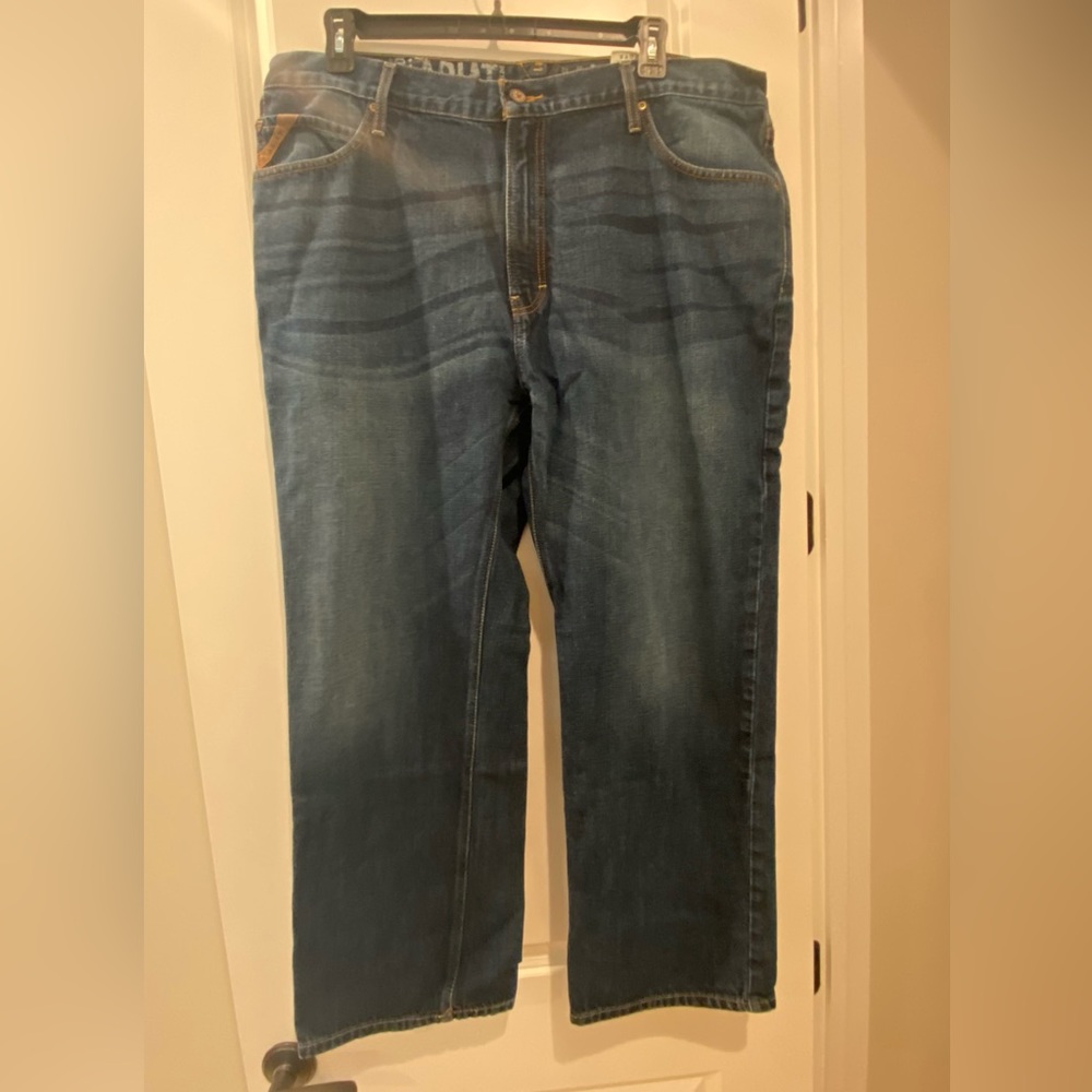 Ariat bootcut jeans.